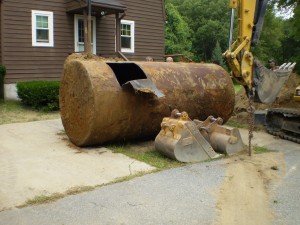 1,000-gallon UST - After removal